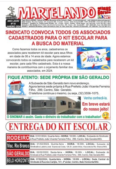Martelando Janeiro 2024
