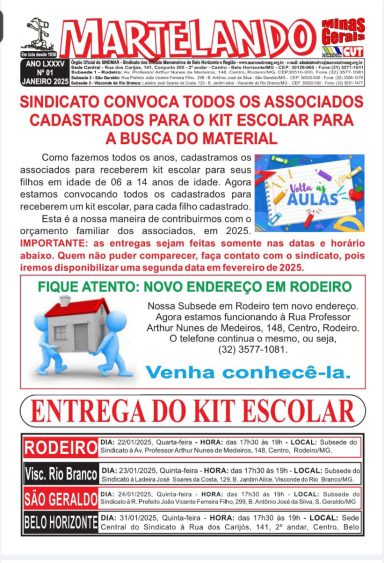 Martelando 01-2025