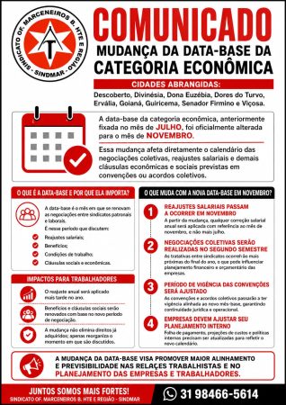 Mudança Data Base